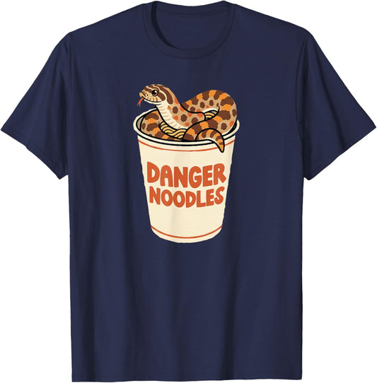 Danger Noodles Hognose Snake Owner Hognose Snake Lover T-Shirt - T-Shirt | Navy