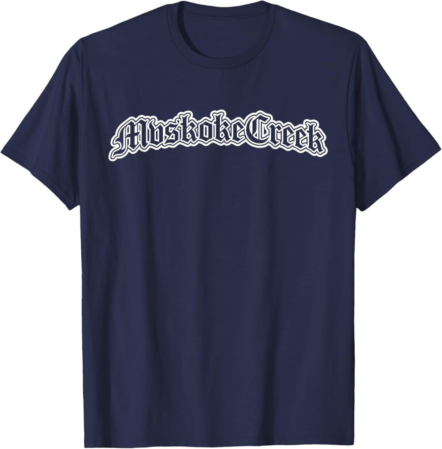 Muscogee Mvskoke Creek Native American Indian T-Shirt - T-Shirt | Navy