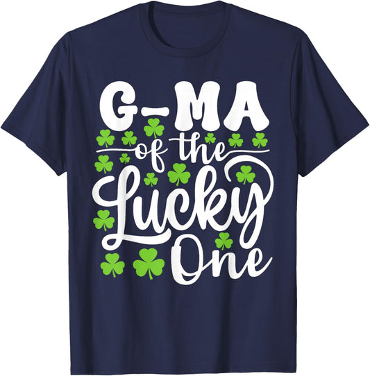 G-ma of The Lucky One First Birthday St Patrick's Day T-Shirt - T-Shirt | Navy