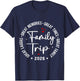 Family Trip Vacation 2026 Matching Summer Group T-Shirt - T-Shirt | Navy