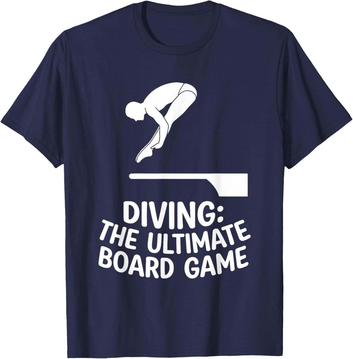 Diving The Ultimate Board Game Funny Design T-Shirt - T-Shirt | Navy