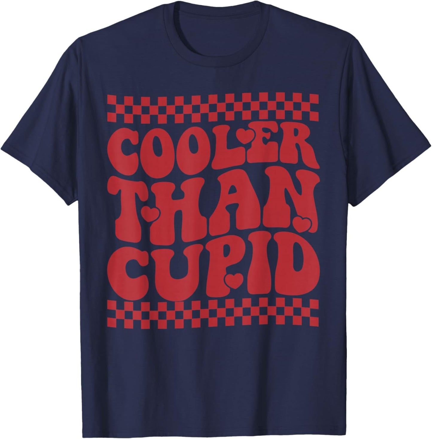 Cooler Than Cupid Cute Valentine's Day Kids Boys Girls T-Shirt - T-Shirt | Navy