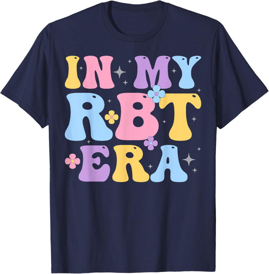 in My RBT Era - Registered Behavior Technician T-Shirt - T-Shirt | Navy