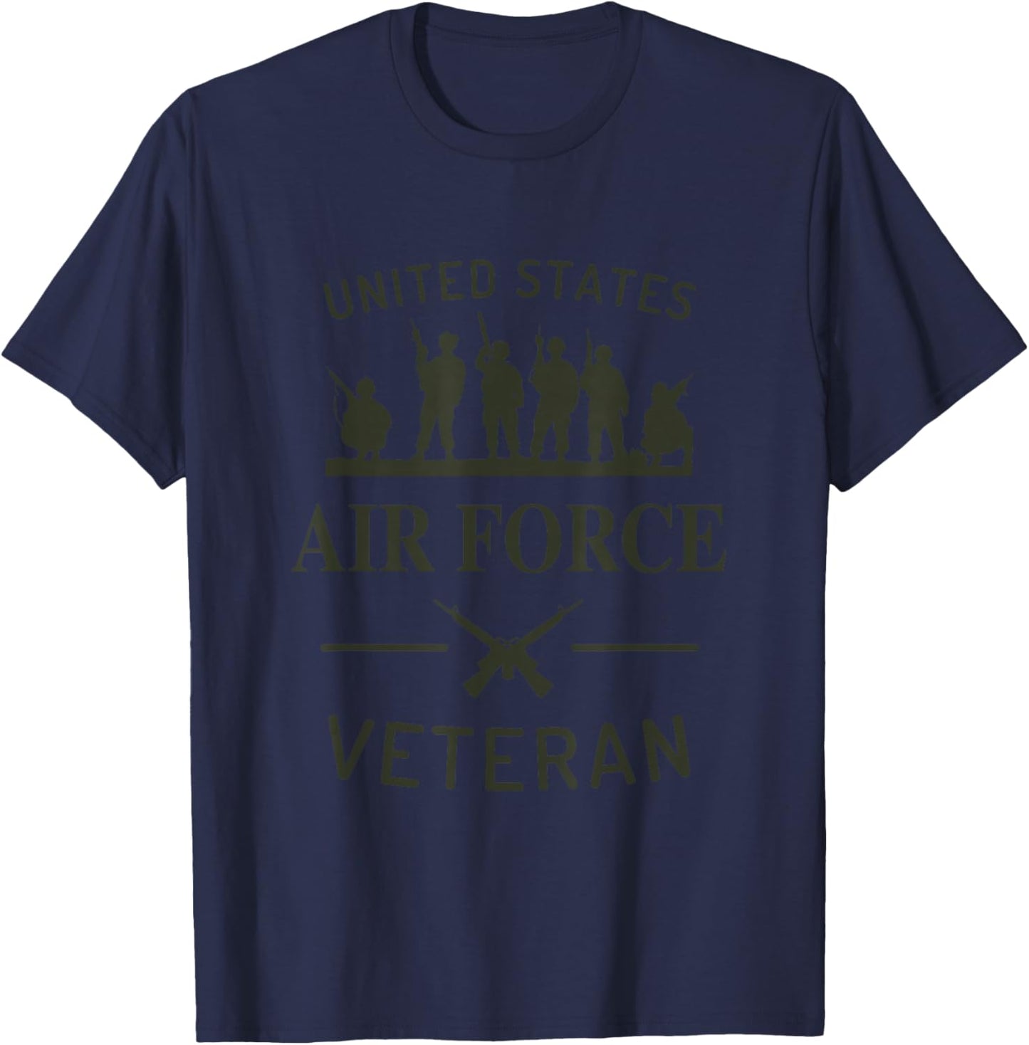 Air Force Veteran US Army Military Soldiers USAF Veterans T-Shirt - T-Shirt | Navy
