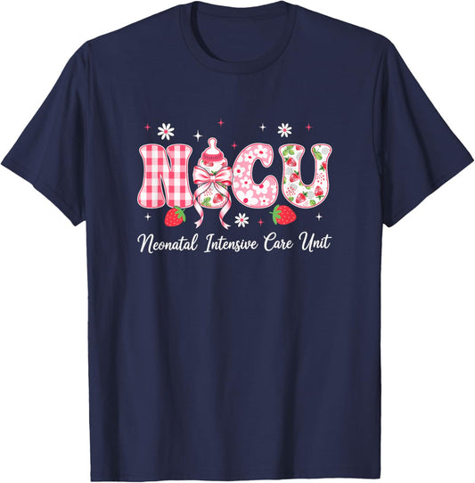 Nicu Nurse Week Neonatal Intensive Care Unit Nicu Nurses Day T-Shirt - T-Shirt | Navy