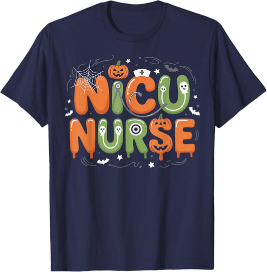 NICU Nurse Infant Care Halloween Costume T-Shirt - T-Shirt | Navy