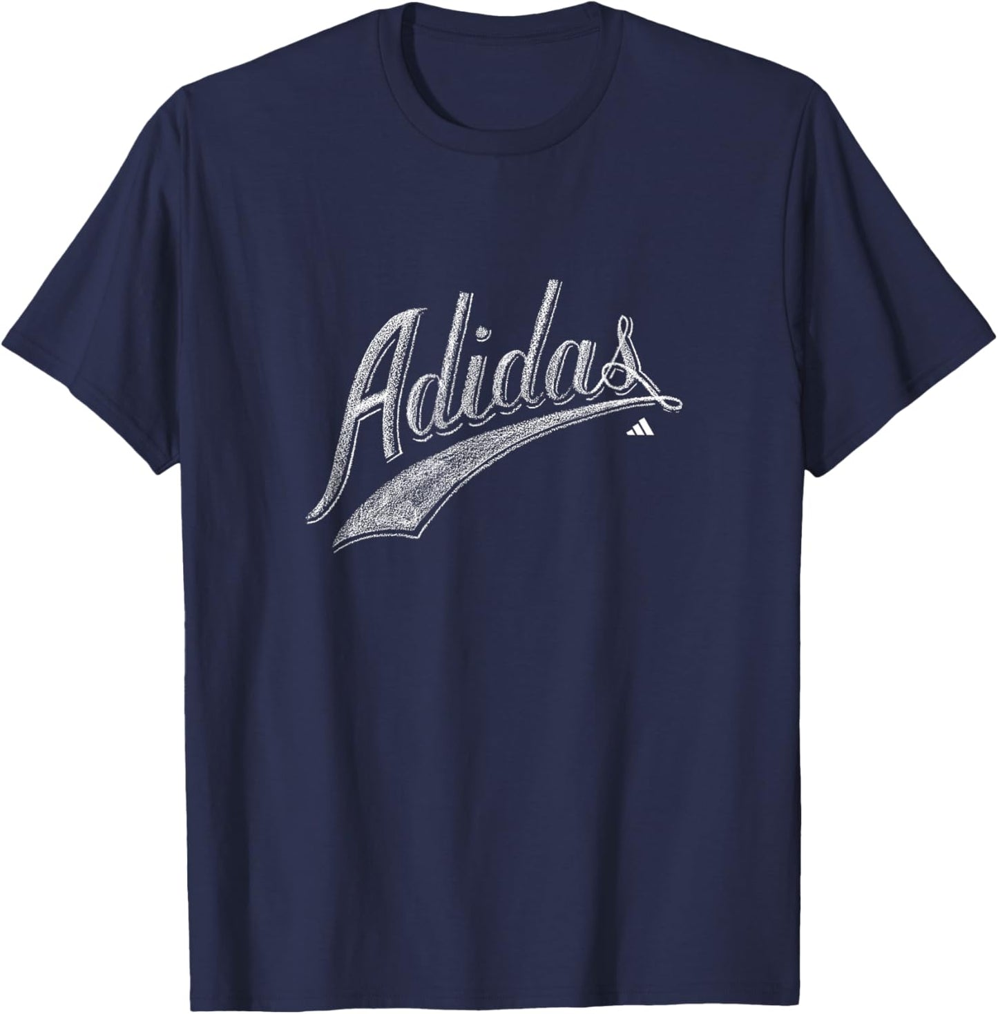 adidas Signature Script Tailsweep Graphic T-Shirt - T-Shirt | Navy