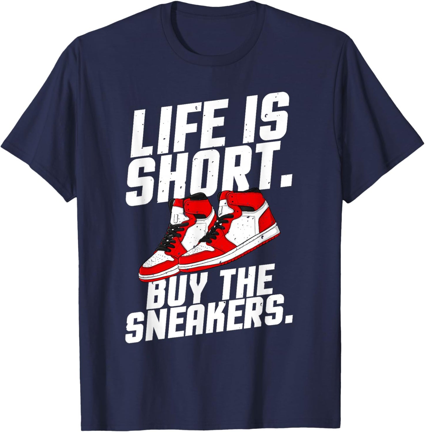 Best Sneaker Design Women Shoe Head Sneaker Lover T-Shirt - T-Shirt | Navy