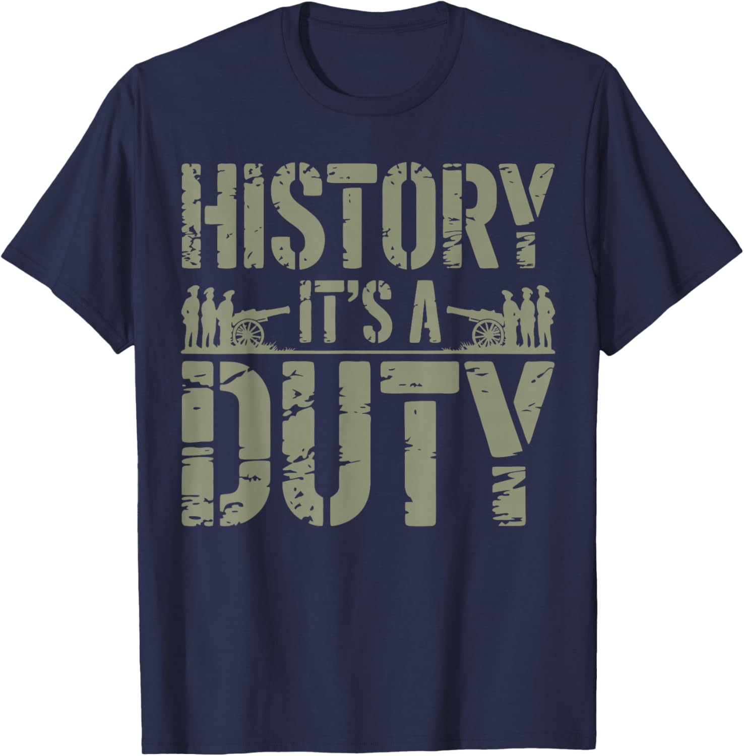 American History Civil War Reenactment T-Shirt - T-Shirt | Navy
