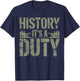 American History Civil War Reenactment T-Shirt - T-Shirt | Navy