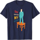Oh Captain My Captain Vintage Design T-Shirt - T-Shirt | Navy