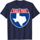 Eagle Pass Texas TX Interstate Highway Vacation Souvenir T-Shirt - T-Shirt | Navy