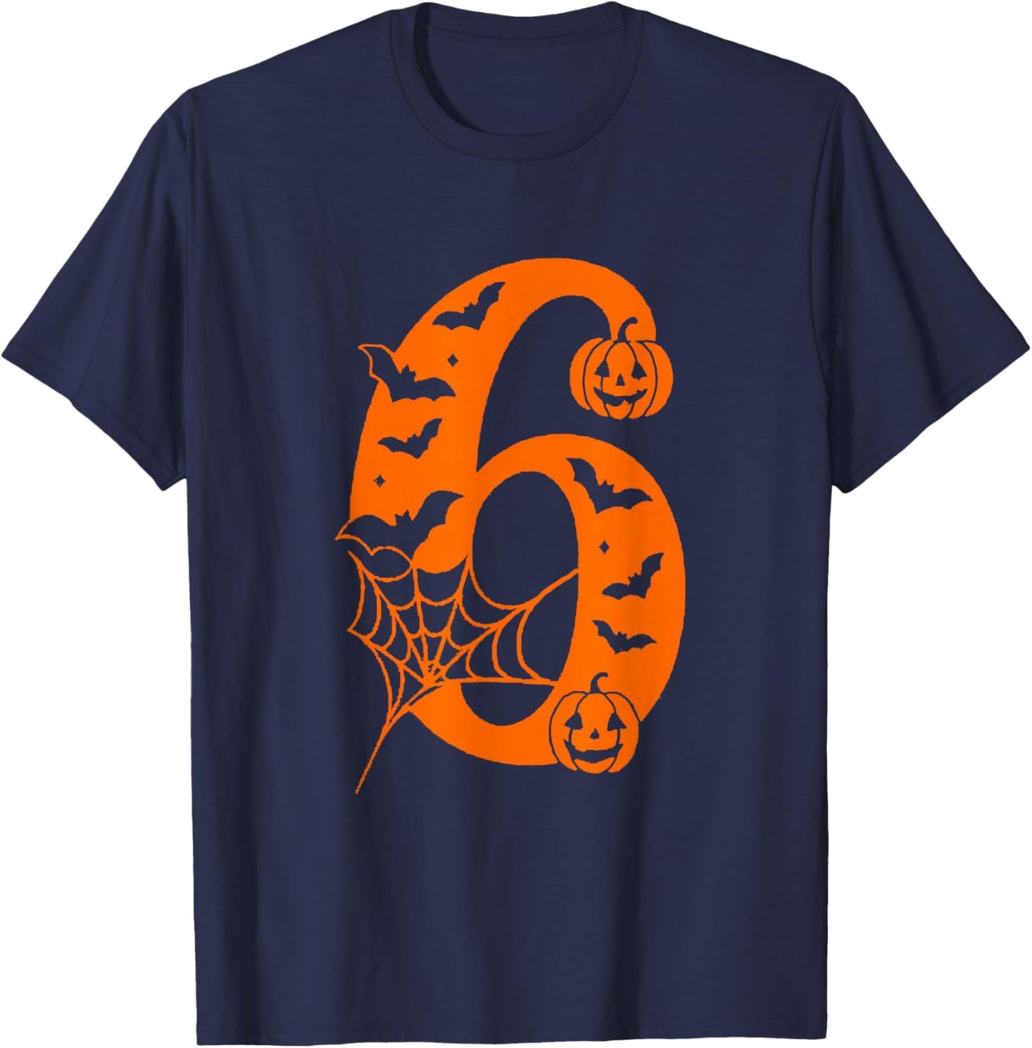 Number 6 Funny Meme Saying 6 7 Six Seven Halloween Costume T-Shirt - T-Shirt | Navy