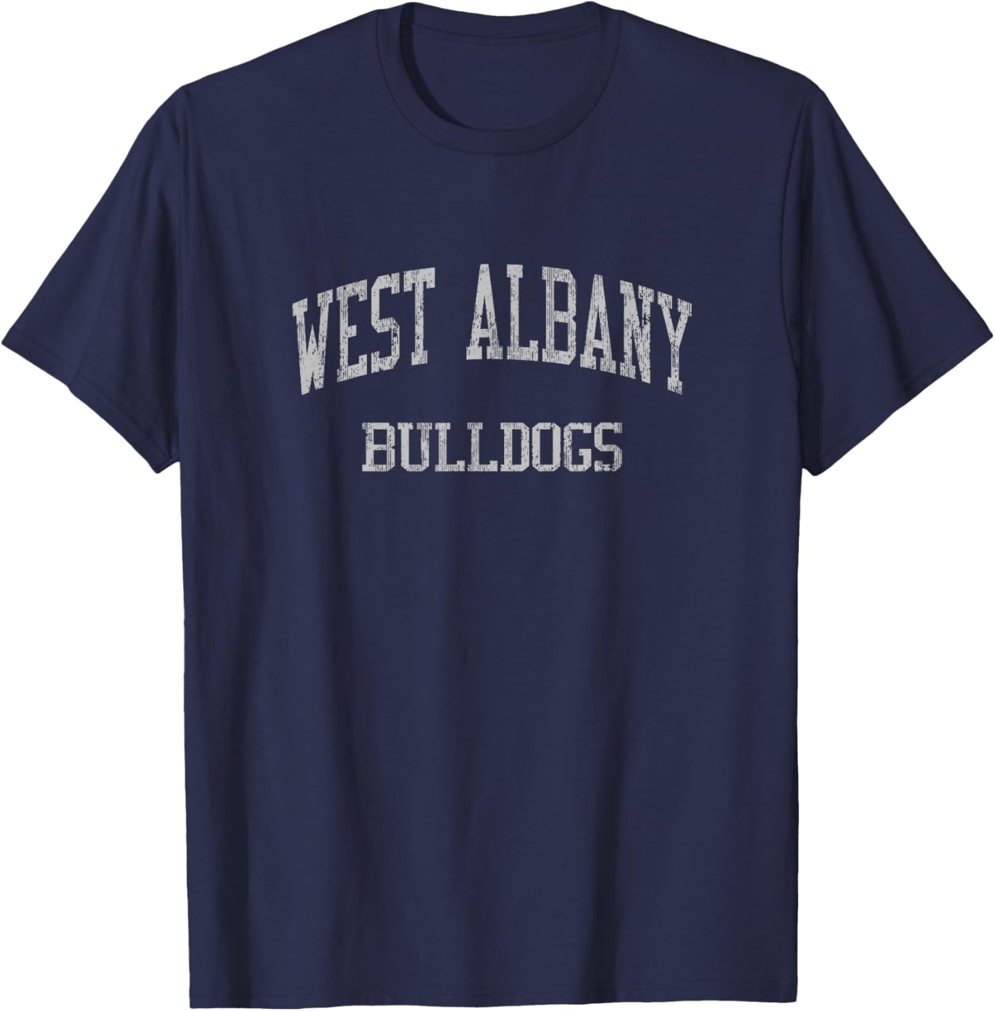 West Albany High School HS Albany OR Vintage Sports T-Shirt - T-Shirt | Navy
