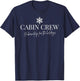 Cabin Crew Christmas pjs Family Christmas Pajamas T-Shirt - T-Shirt | Navy