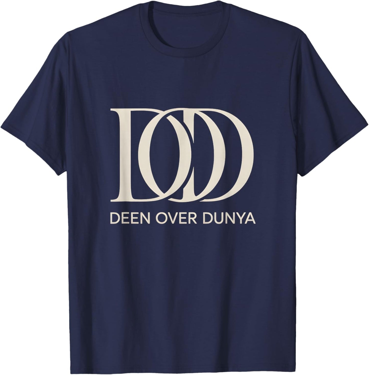 Deen Over Dunya Strong Muslimah Islam Hijab Muslim Men Woman T-Shirt - T-Shirt | Navy