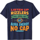 Listen Up Rizzlers This Sigma Has 67 Aura Energy 6 7 Meme T-Shirt - T-Shirt | Navy