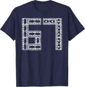 67 Meme Dice Funny Six Seven Domino Kids Boys Teens Men T-Shirt - T-Shirt | Navy