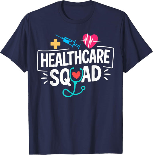 Cute Healthcare Squad T-Shirt - T-Shirt | Navy