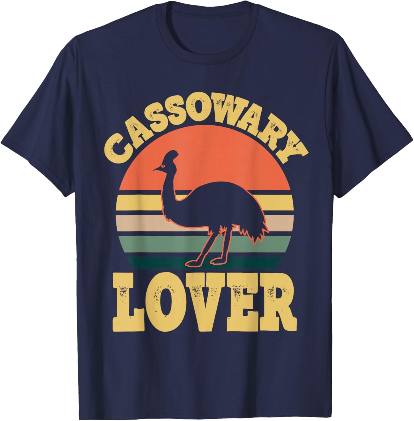 Cassowary Lover T-Shirt - T-Shirt | Navy