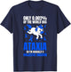 Funny Ataxia Warrior Cerebellar Ataxia Majestic Unicorn T-Shirt - T-Shirt | Navy