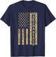 Makena Beach Hawaii Beach Desert Camo Distressed American T-Shirt - T-Shirt | Navy
