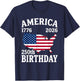 250 Years American 1776 2026 250th USA Patriotic 4th of July T-Shirt - T-Shirt | Navy
