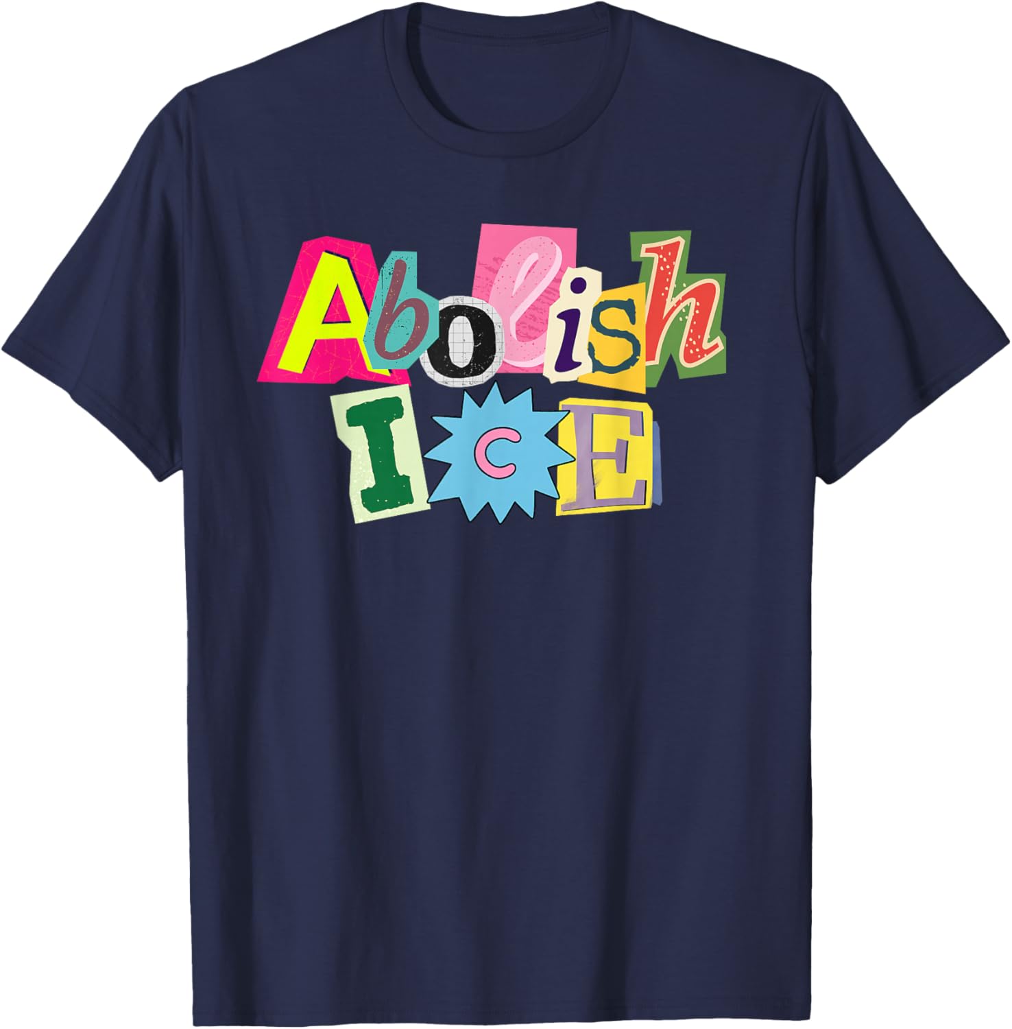 Abolish ICE T-Shirt - T-Shirt | Navy
