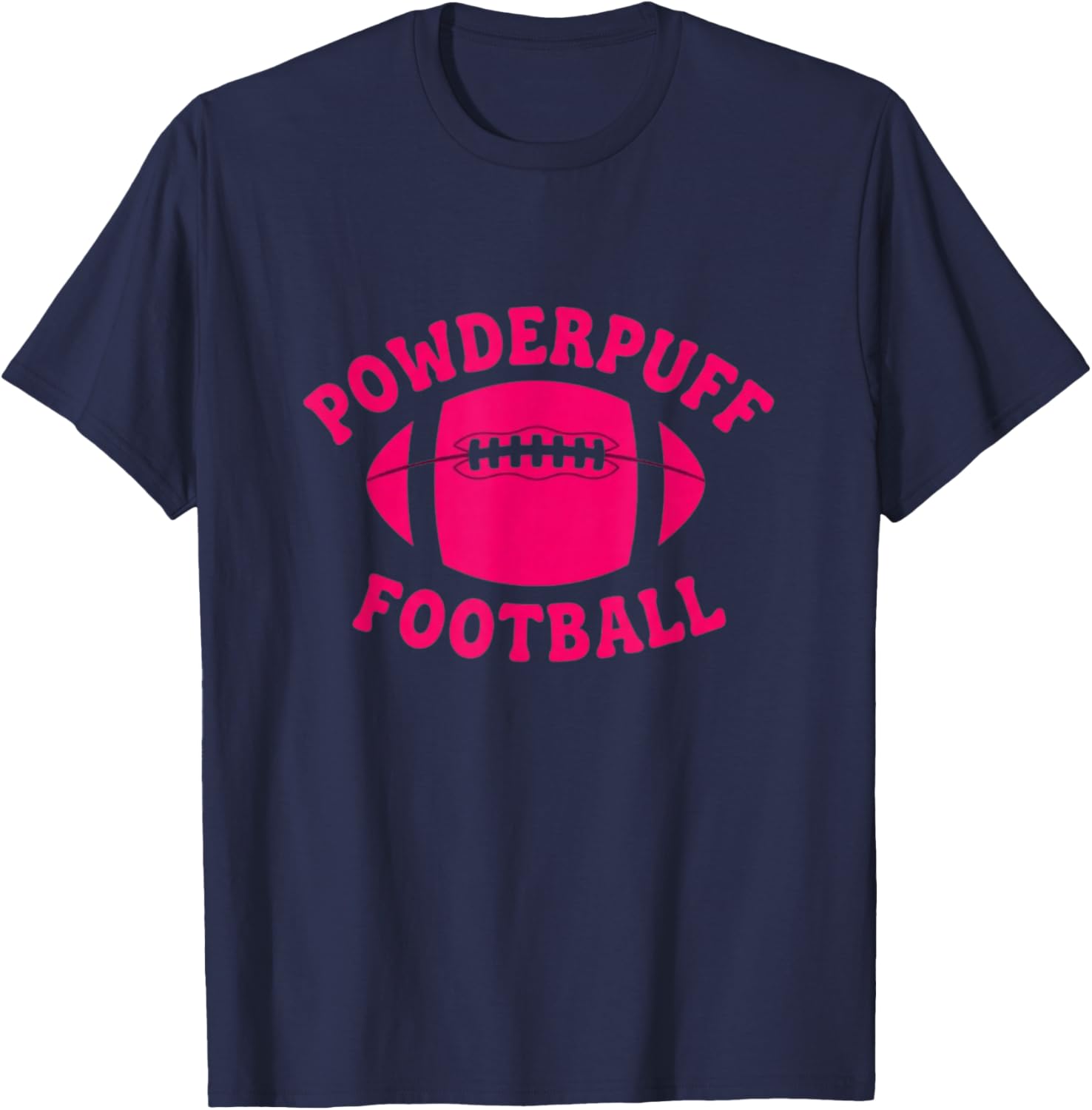 Powderpuff Football T-Shirt - T-Shirt | Navy