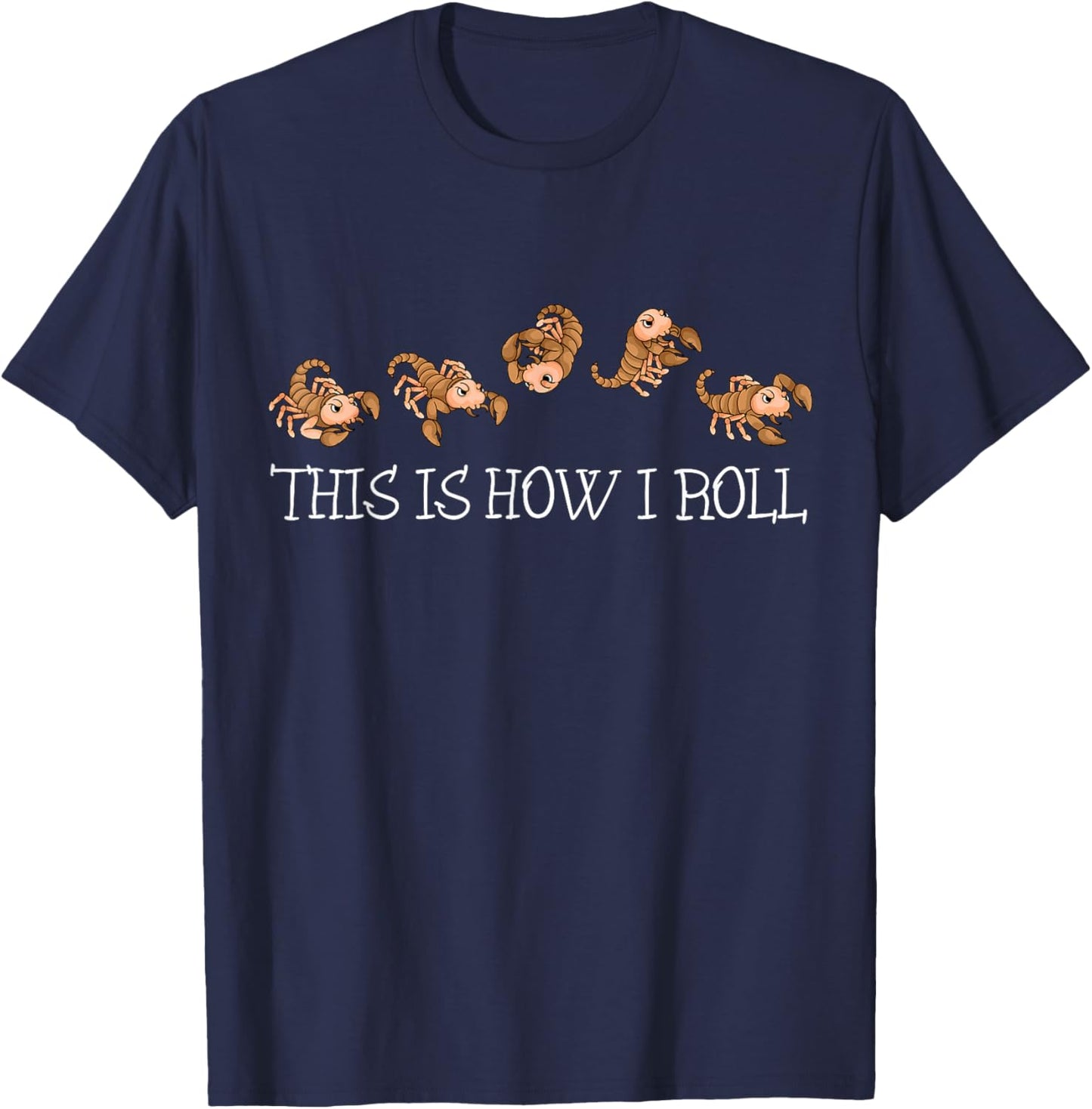 Cute Scorpion Lover Kids Arachnology Desert Scorpion T-Shirt - T-Shirt | Navy