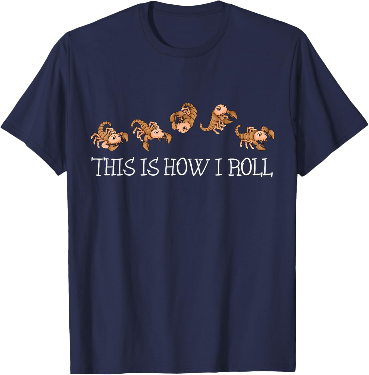 Cute Scorpion Lover Kids Arachnology Desert Scorpion T-Shirt - T-Shirt | Navy