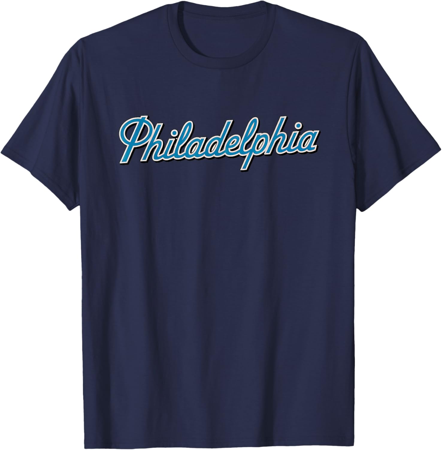 Philadelphia Brotherly Love Philly T-Shirt - T-Shirt | Navy