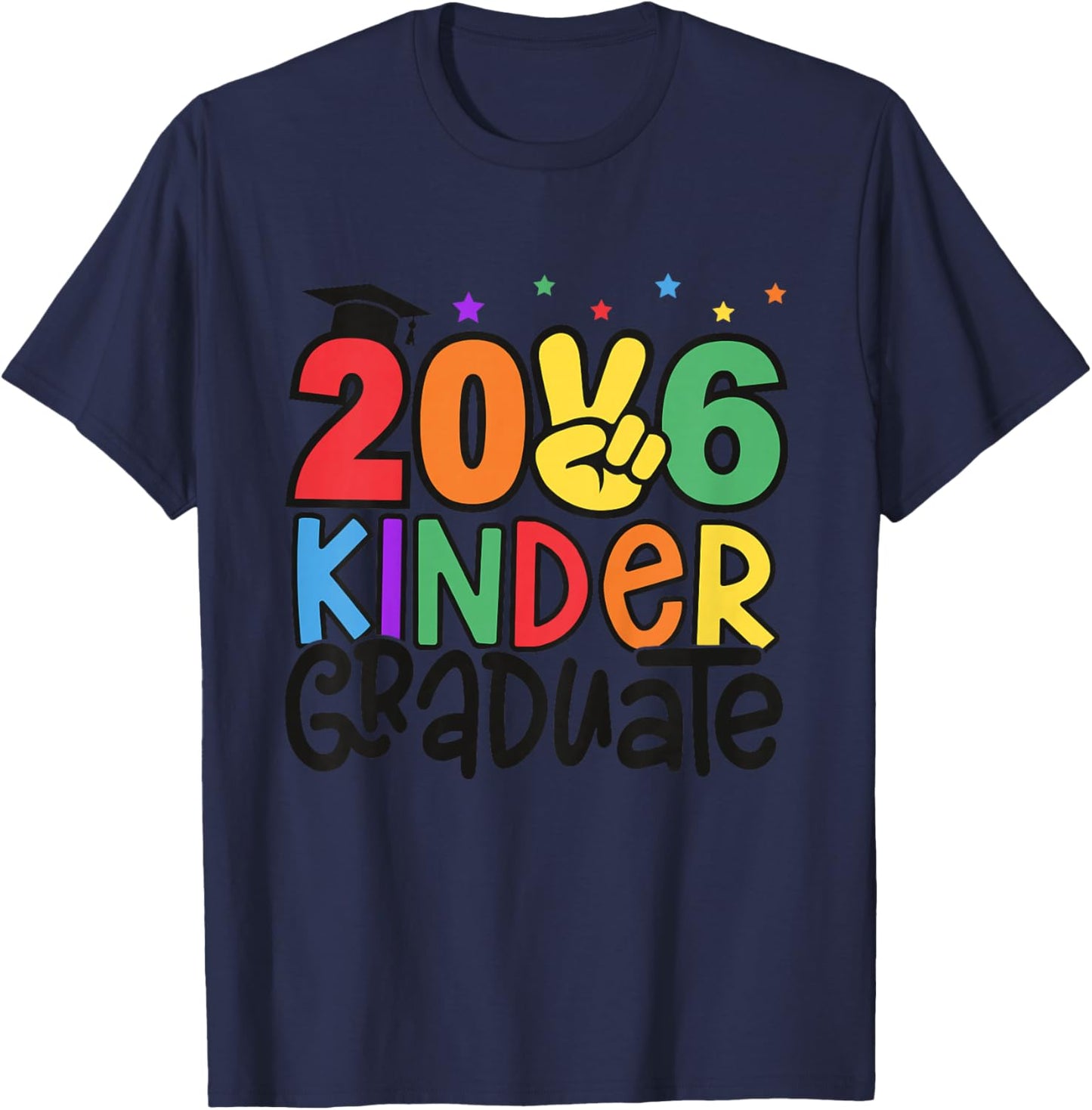 Kindergarten Graduate 2026 Graduation Class of 2026 Kids T-Shirt - T-Shirt | Navy