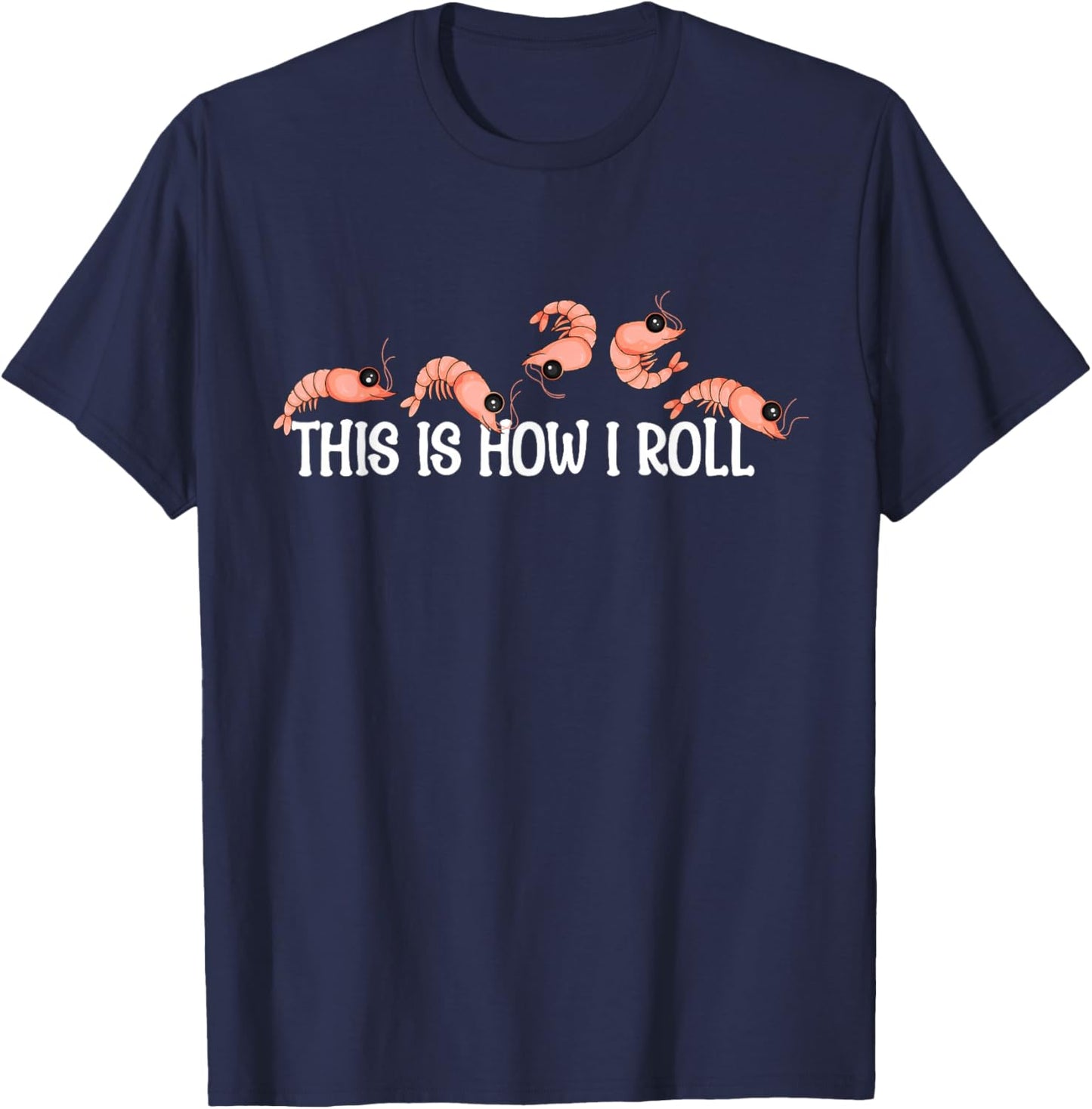 Shrimp Lover Kids Aquarium Prawn Shrimps T-Shirt - T-Shirt | Navy