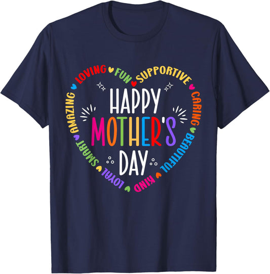 Happy Mother's Day Mom Grandma Funny Mother's Day T-Shirt - T-Shirt | Navy
