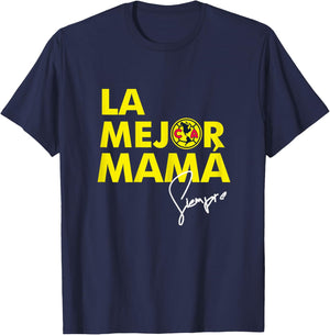 Club America – The Best Mom T-Shirt - T-Shirt | Navy