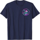 (2 Sided) Skeleton I Asked Myself If I was The Problem and T-Shirt - T-Shirt | Navy