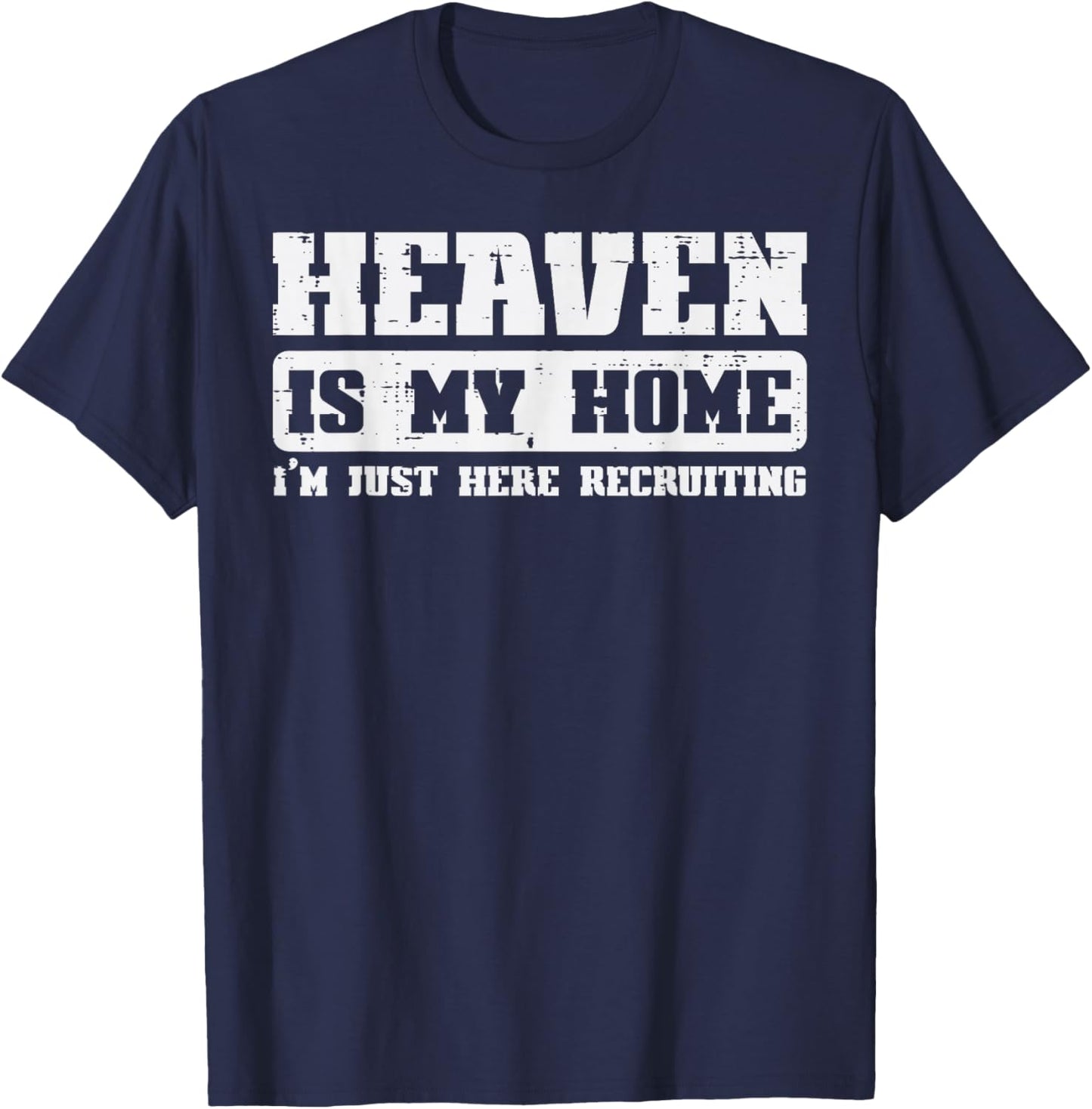 Christian Religious God Jesus Heaven Men Women Kids T-Shirt - T-Shirt | Navy