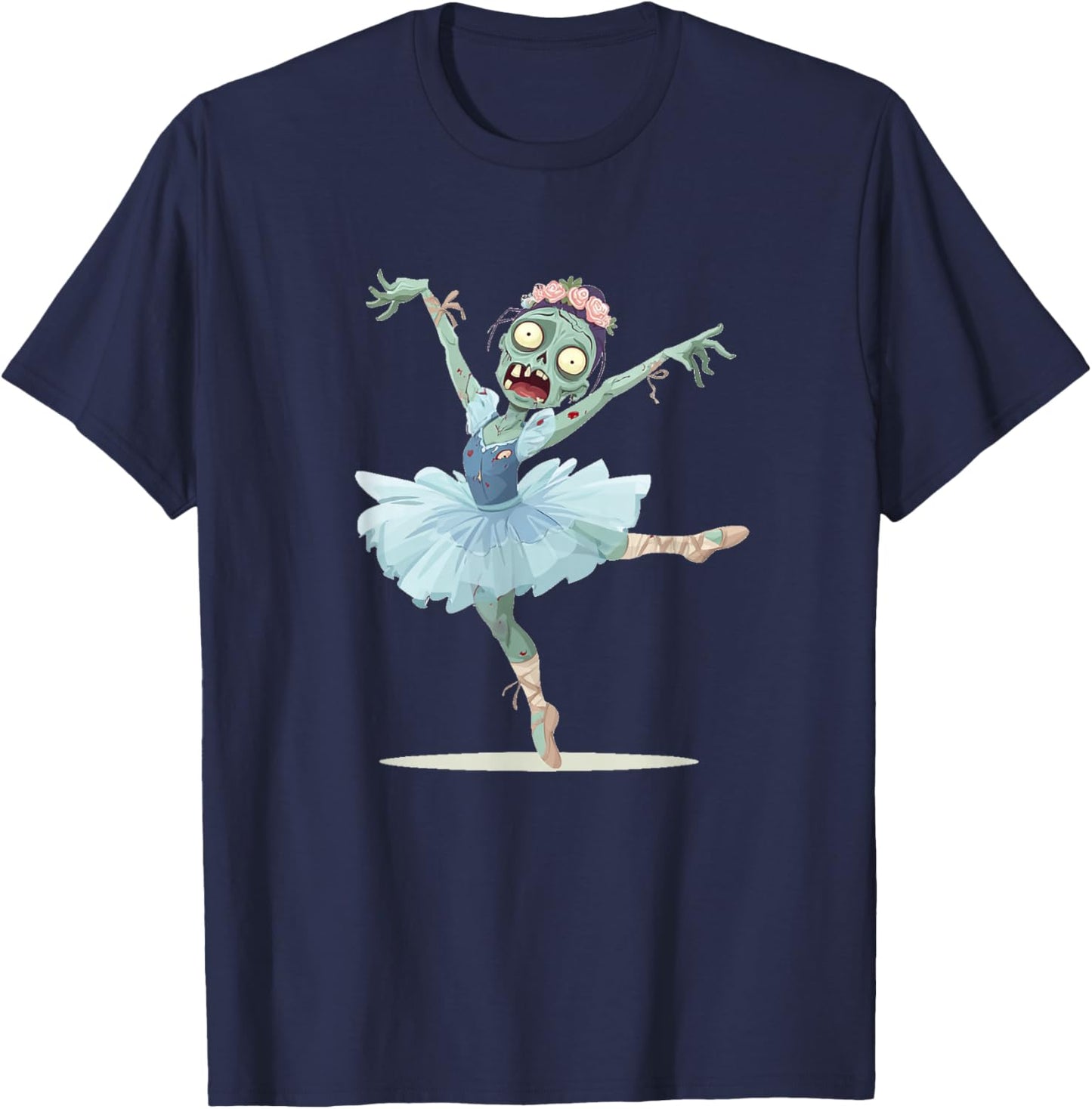 Pretty Ballerina Zombie Costume T-Shirt - T-Shirt | Navy