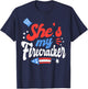 She's My Firecracker Matching 4th of July 2026 for Couples T-Shirt - T-Shirt | Navy