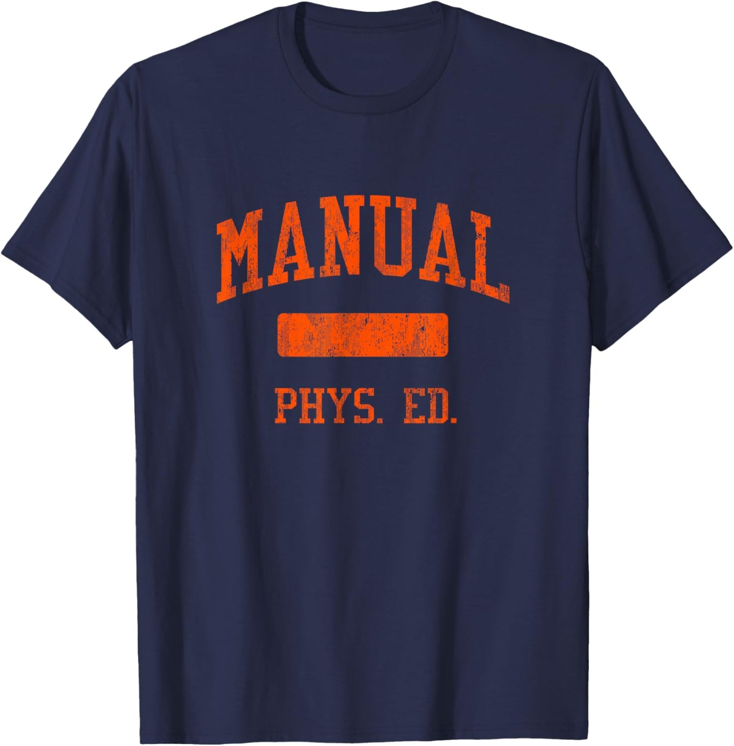 Manual High School HS Peoria IL PHYS Ed T-Shirt - T-Shirt | Navy