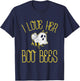 I Love Her Boo Bees Couples Halloween Adult Costume His Men T-Shirt - T-Shirt | Navy