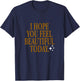 Brown Color Beautiful Hope Brown Graphic T-Shirt - T-Shirt | Navy