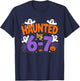 Haunted by 6-7 Halloween Ghosts and Spiders Design T-Shirt - T-Shirt | Navy