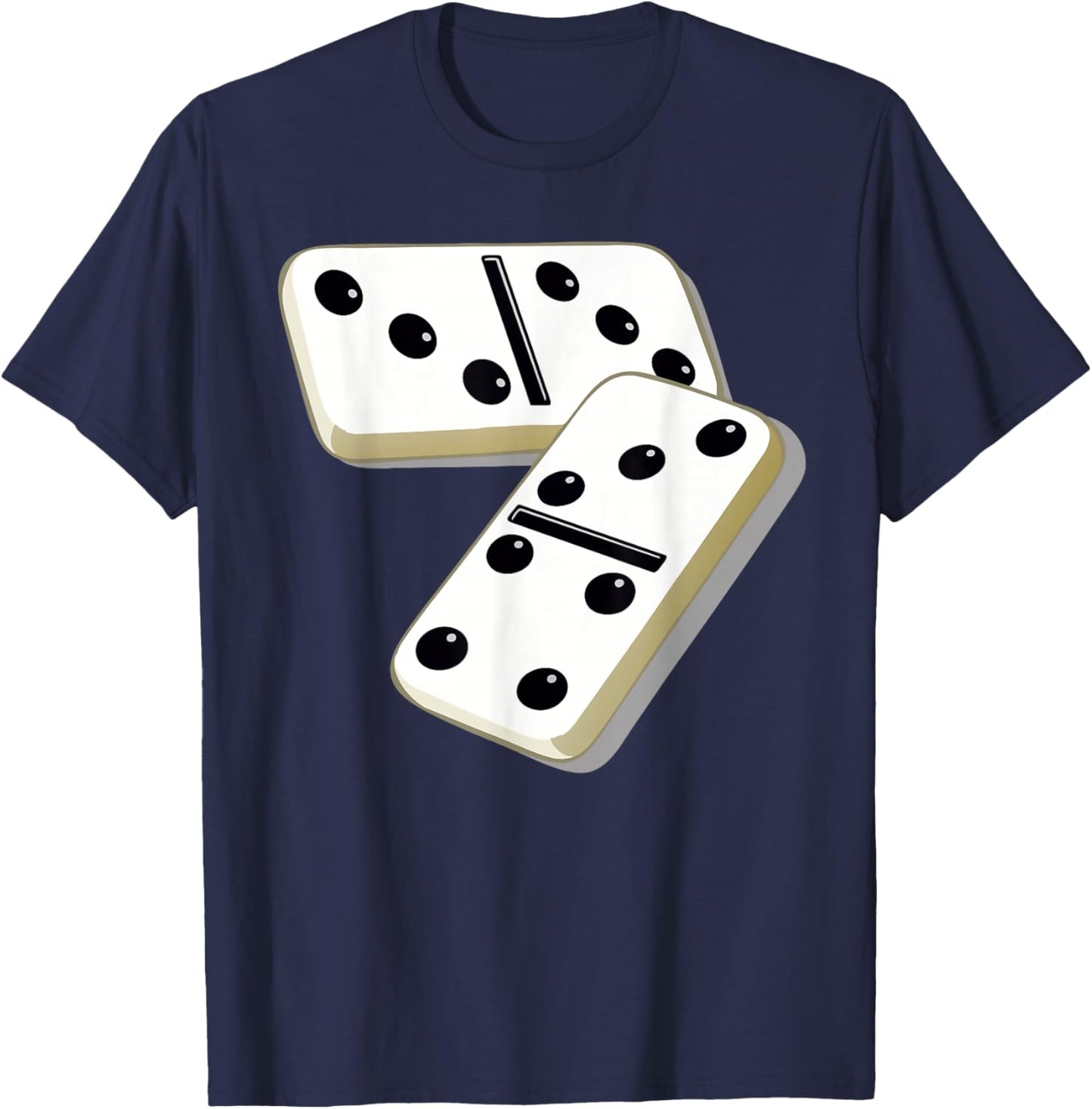 67 Meme Dominoes Funny Six Seven Domino 6 7 Gen Alpha Slang T-Shirt - T-Shirt | Navy