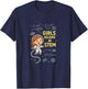 Girls in STEM Space Science Math Astronaut Empowerment Meme T-Shirt - T-Shirt | Navy