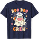 Groovy Boo Boo Crew Nurse Halloween Cute Ghost Women Girls T-Shirt - T-Shirt | Navy