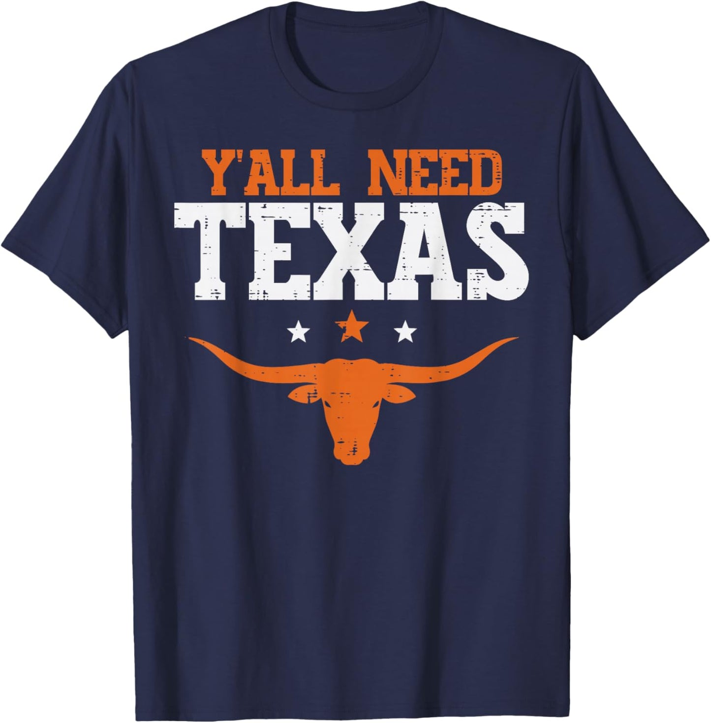 Texas Women Kids Men Boys Girls Youth Teen T-Shirt - T-Shirt | Navy