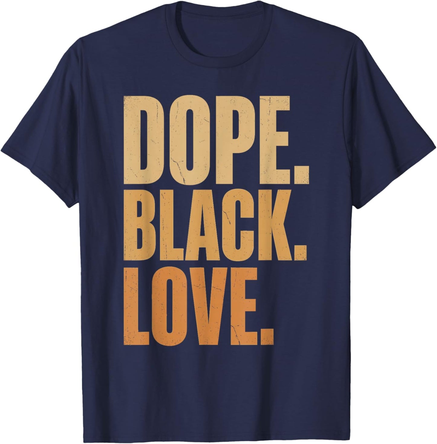 Matching Couples Dope Black Love Melanin Couple Melanated T-Shirt - T-Shirt | Navy