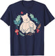 Disney Winnie The Pooh Classic Illustration Piglet and Pooh T-Shirt - T-Shirt | Navy